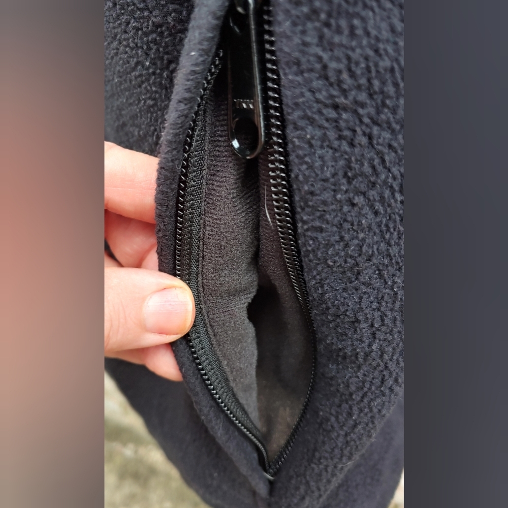 ✨Versatile Layer✨Columbia Black Fleece Zip Jacket M - Picture 8 of 9